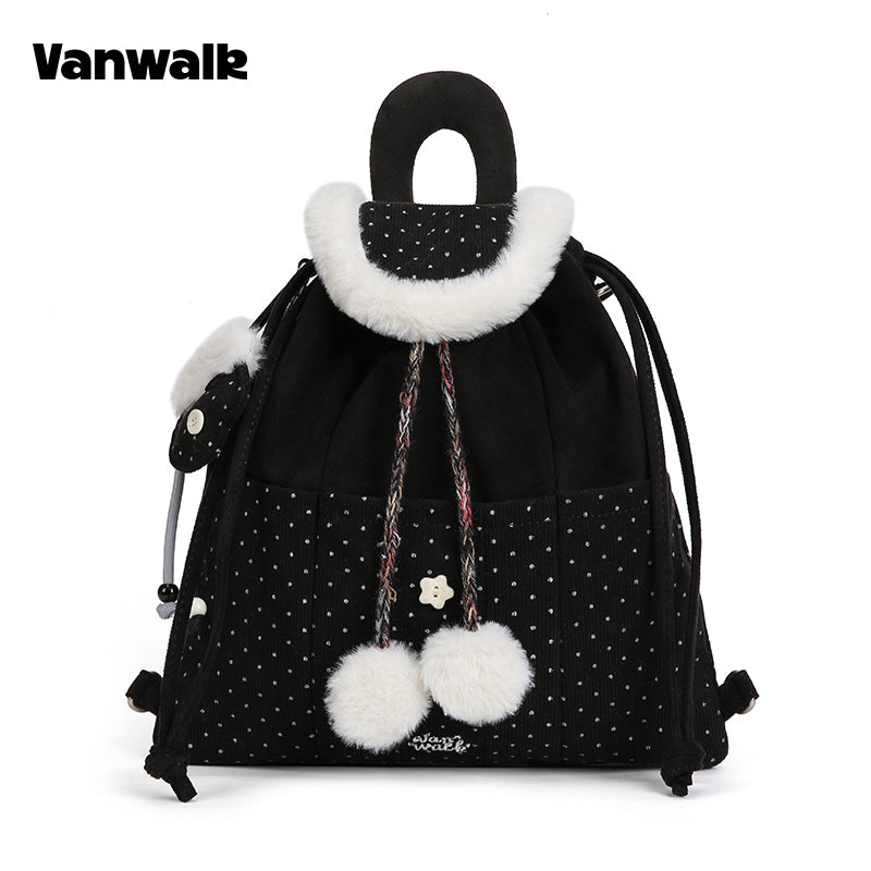 VANWALK คอลเลกชันคริสต์มาส กระเป๋าสะพายไหล่ขนาดใหญ่ รุ่น v3002