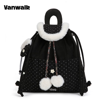 VANWALK คอลเลกชันคริสต์มาส กระเป๋าสะพายไหล่ขนาดใหญ่ รุ่น v3002