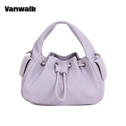 กระเป๋าสะพายไหล่ขนาดเล็ก VANWALK รุ่น Gulugulu Series Original Star ลายรูดาว ทำจากหนัง PU รุ่น V3051