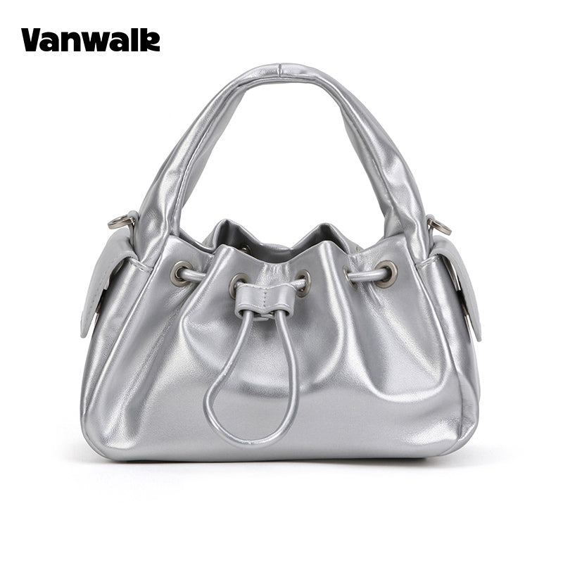 กระเป๋าสะพายไหล่ขนาดเล็ก VANWALK รุ่น Gulugulu Series Original Star ลายรูดาว ทำจากหนัง PU รุ่น V3051