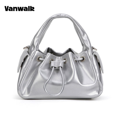 กระเป๋าสะพายไหล่ขนาดเล็ก VANWALK รุ่น Gulugulu Series Original Star ลายรูดาว ทำจากหนัง PU รุ่น V3051