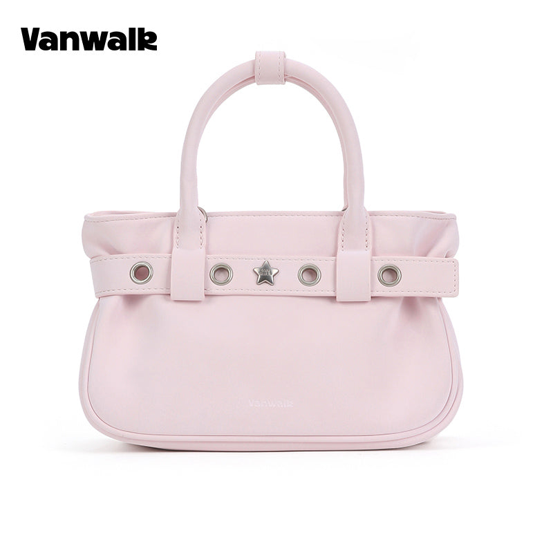 กระเป๋าสะพายไหล่ขนาดเล็ก VANWALK รุ่น Gulugulu Series Original Star ลายรูดาว ทำจากหนัง PU รุ่น V3051
