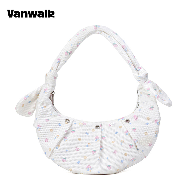 กระเป๋าสะพายไหล่ขนาดเล็ก VANWALK รุ่น Gulugulu Series Original Star ลายรูดาว ทำจากหนัง PU รุ่น V3051