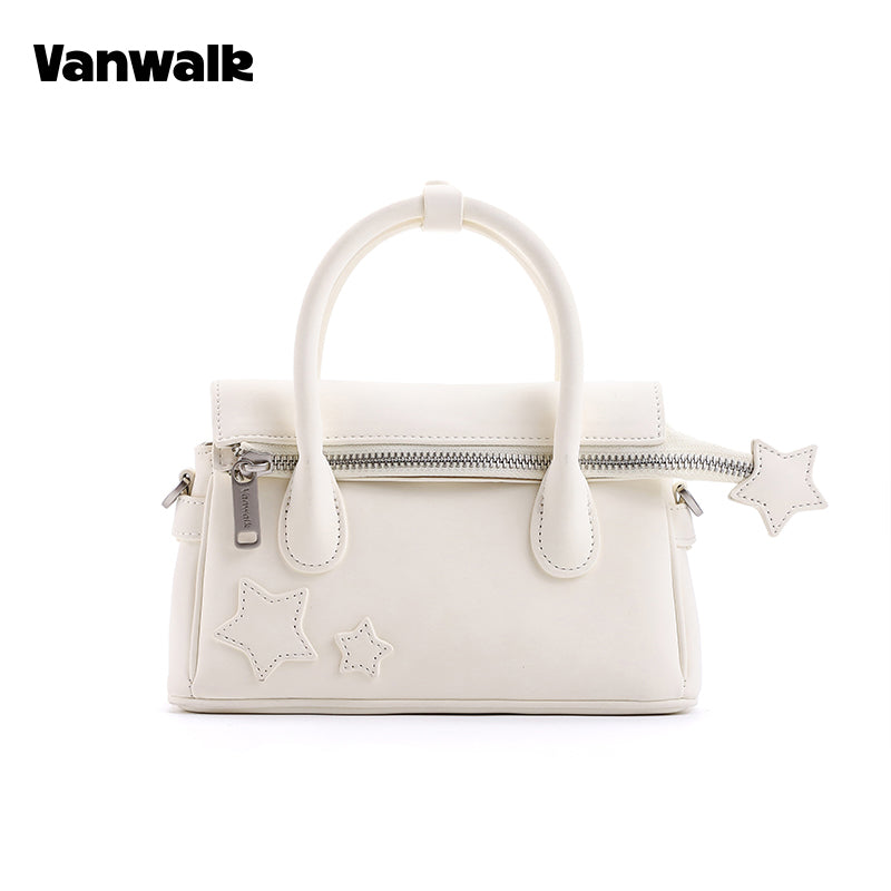 กระเป๋าสะพายไหล่ขนาดเล็ก VANWALK รุ่น Gulugulu Series Original Star ลายรูดาว ทำจากหนัง PU รุ่น V3051
