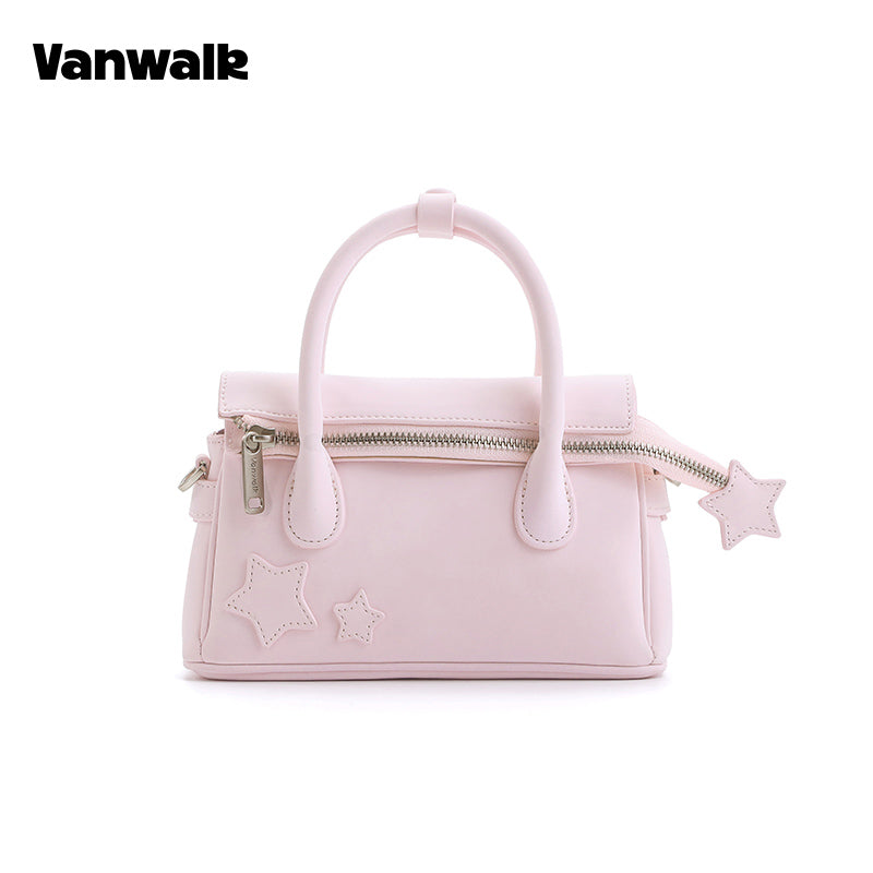 กระเป๋าสะพายไหล่ขนาดเล็ก VANWALK รุ่น Gulugulu Series Original Star ลายรูดาว ทำจากหนัง PU รุ่น V3051